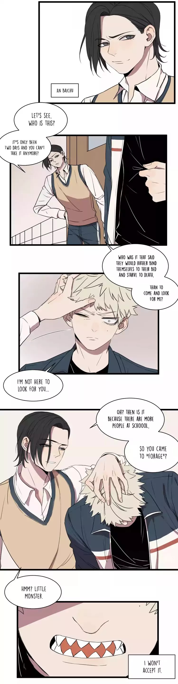 The Unfeeling Me Chapter 1 page 15 - Chapter 1: A "Monster" Who Needs to Feed