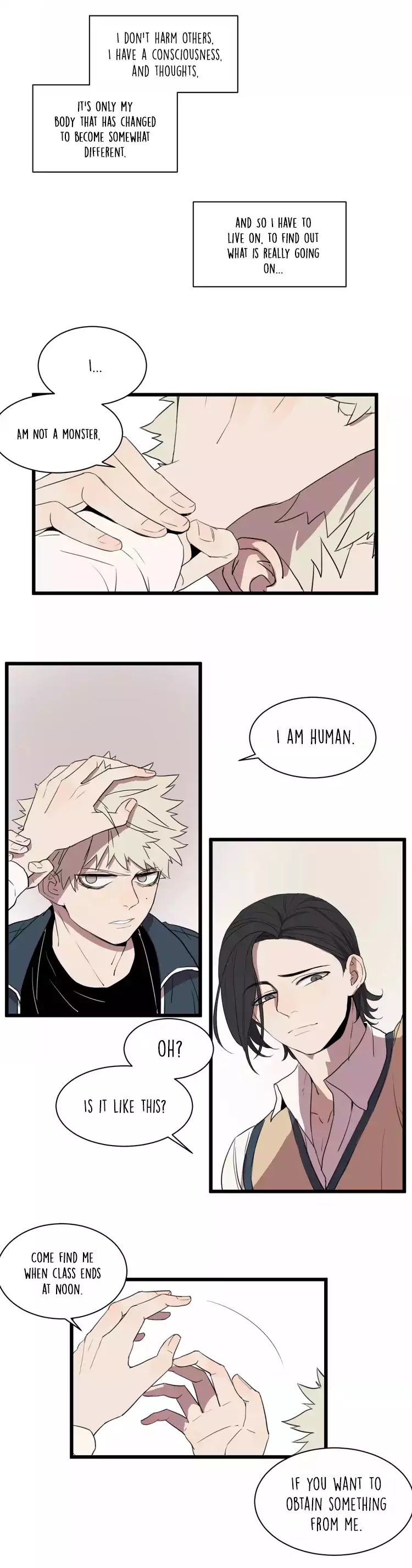 The Unfeeling Me Chapter 1 page 16 - Chapter 1: A "Monster" Who Needs to Feed