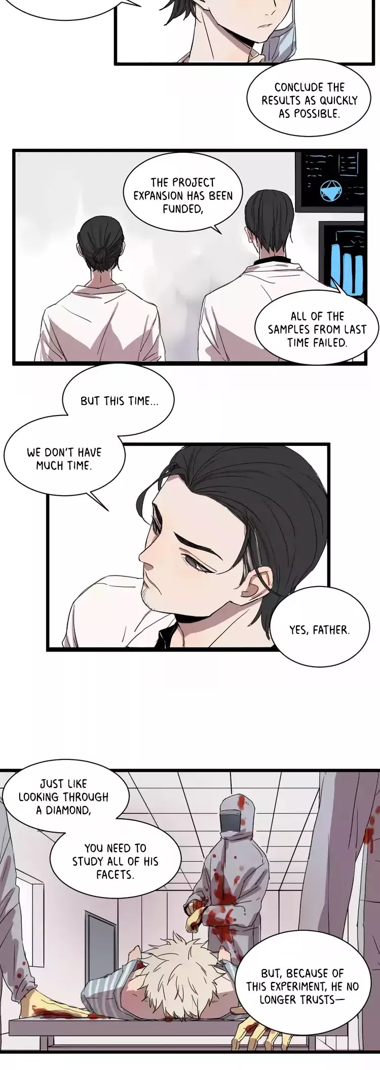 The Unfeeling Me Chapter 10 page 6 - Chapter 10: Hanging by a Thread