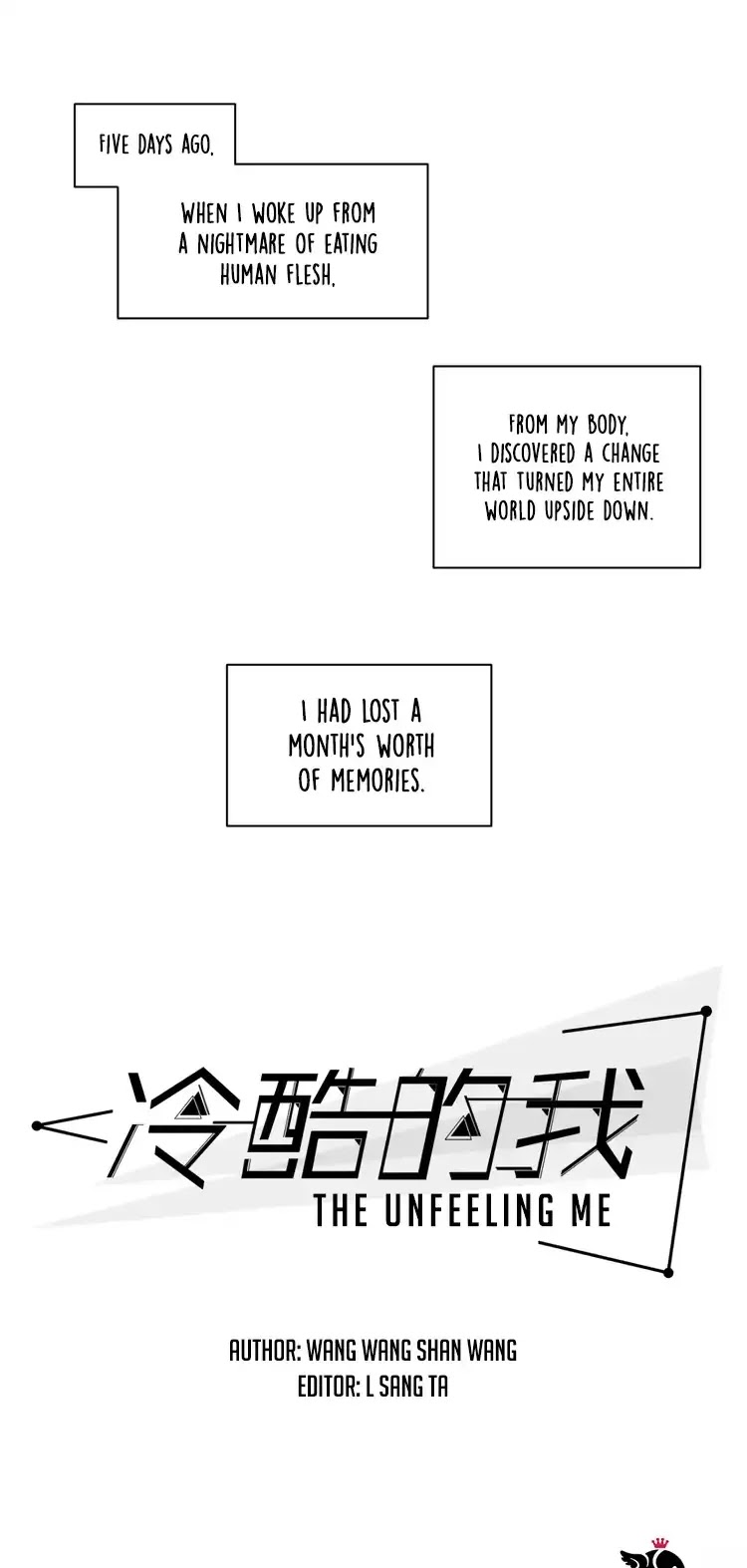 The Unfeeling Me Chapter 2 page 1 - Chapter 2: A Bad Temper from a Hungry Stomach