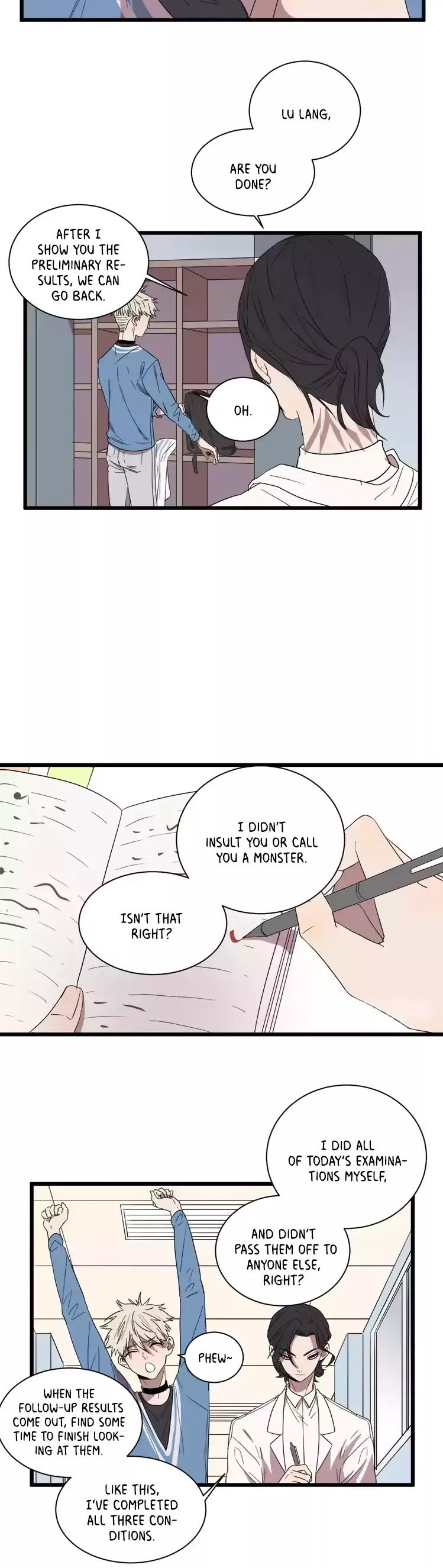 The Unfeeling Me Chapter 22 page 2 - Chapter 22: A Notebook as Thick as a Dictionary