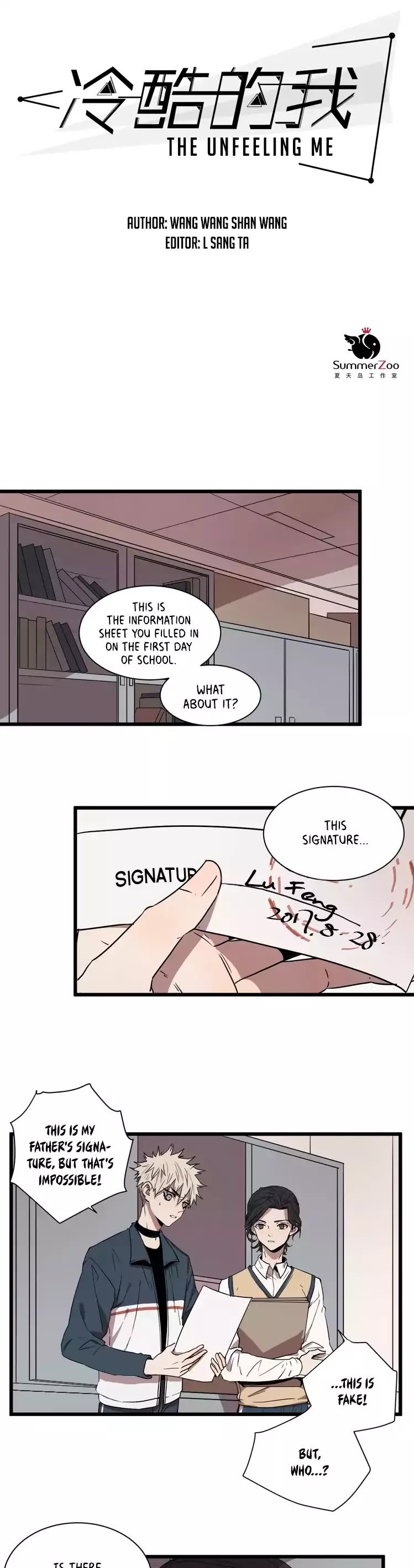 The Unfeeling Me Chapter 24 page 1 - Chapter 24: Let's Establish Trust Starting Today