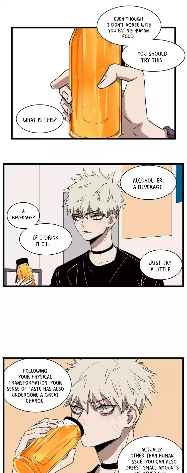 The Unfeeling Me Chapter 7 page 13 - Chapter 7: He’s Really Cute When He’s Drunk?