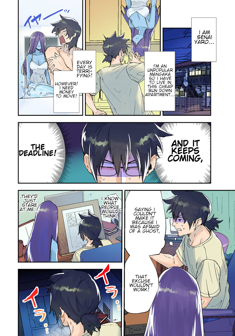 The Unpopular Mangaka And The Helpful Ghost Chapter 1 page 2 - Chapter 1