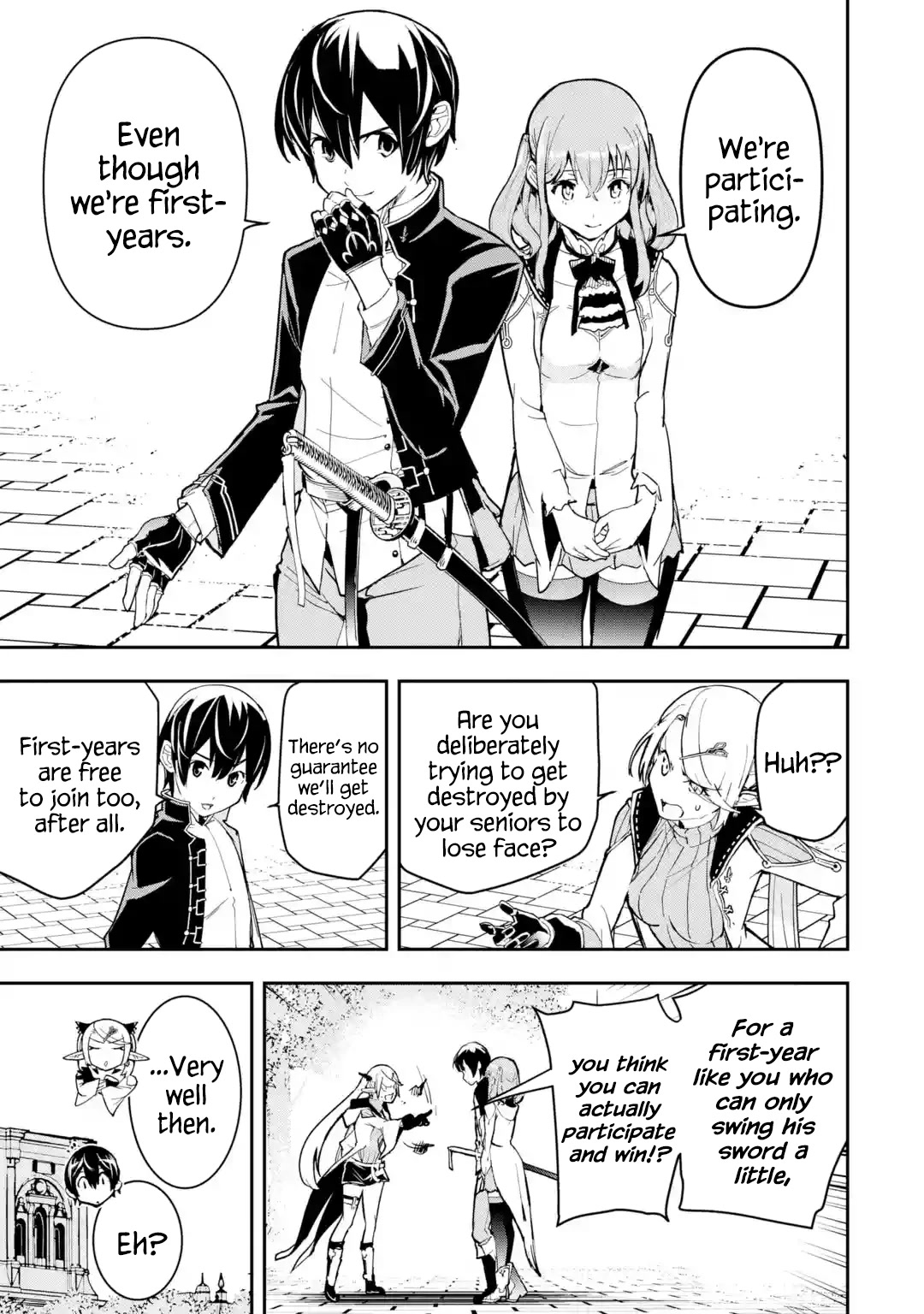 The Unsuccessful Yet Academically Unparalleled Sage ~A Cheating S-Rank Sorcerer's Post-Rebirth Adventurer Log~ Chapter 18.1 page 15 - Chapter 18.1 - 18.7: The Ephthal, Emperor of Thunder Festival