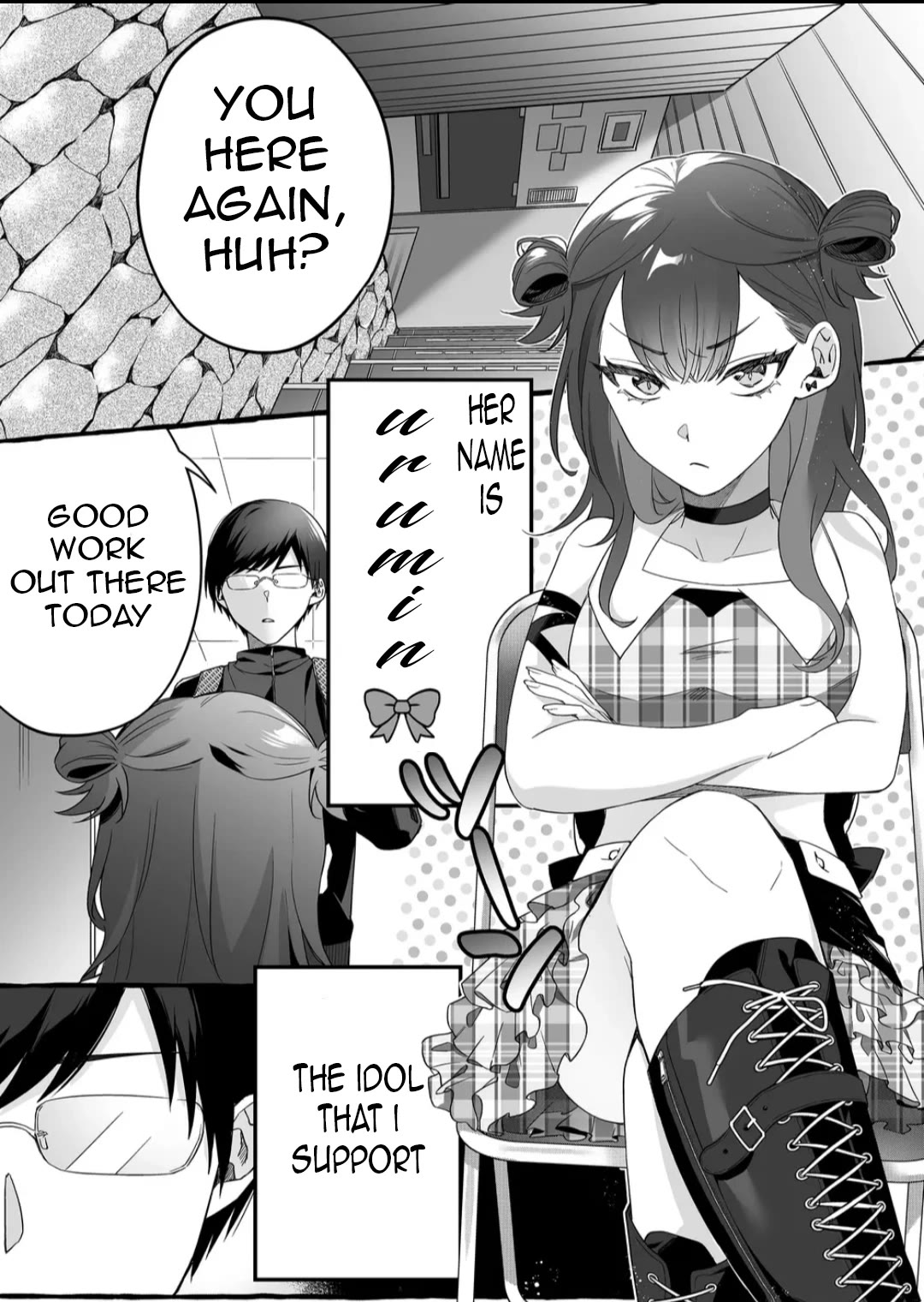 The Useless Idol and Her Only Fan in the World Chapter 1 page 4 - Chapter 1: Her name is Urumin