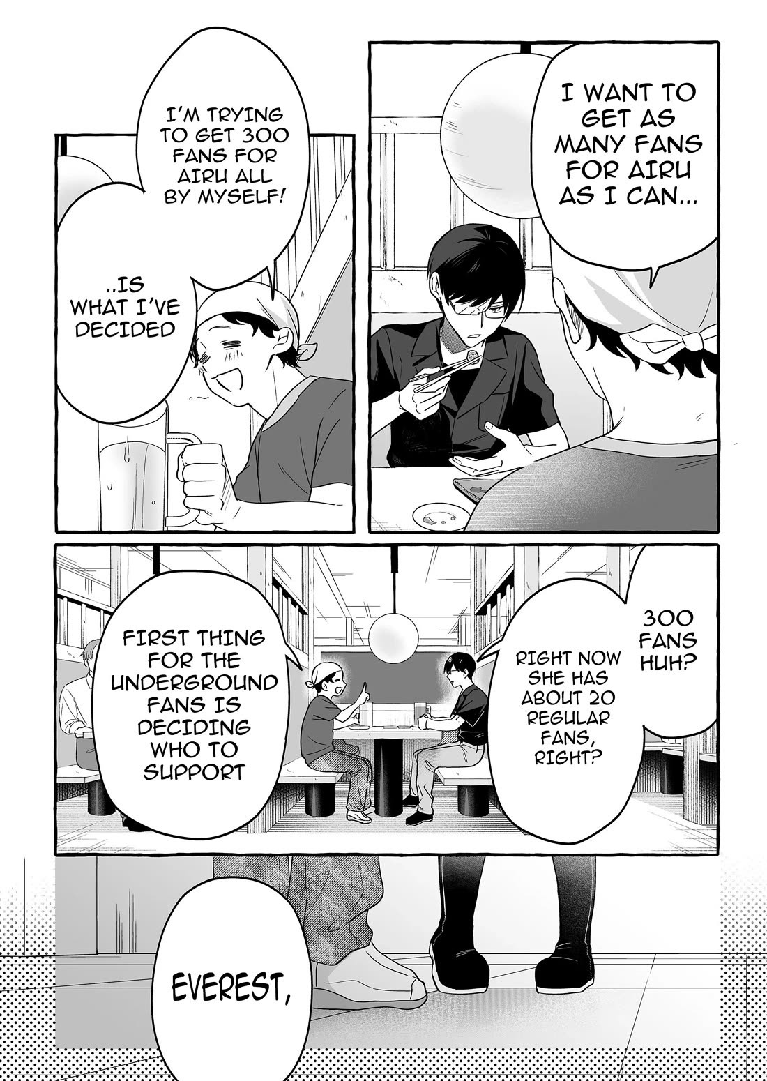 The Useless Idol and Her Only Fan in the World Chapter 23 page 12 - Chapter 23: Proselytize!