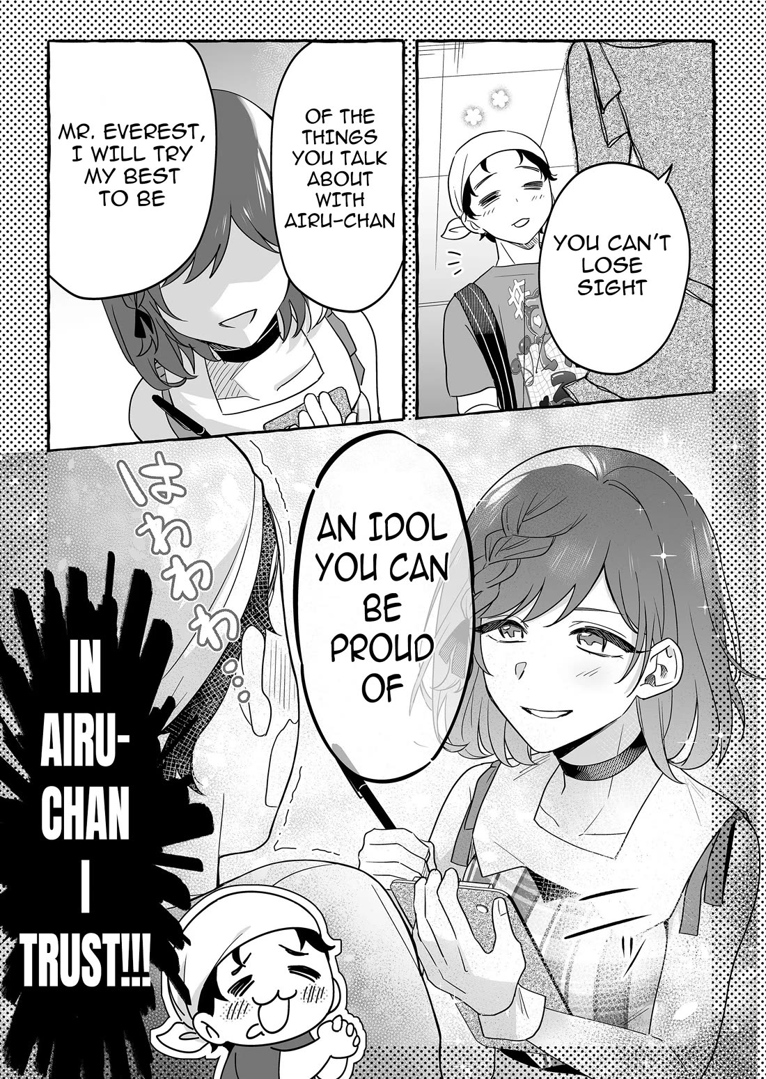 The Useless Idol and Her Only Fan in the World Chapter 23 page 13 - Chapter 23: Proselytize!