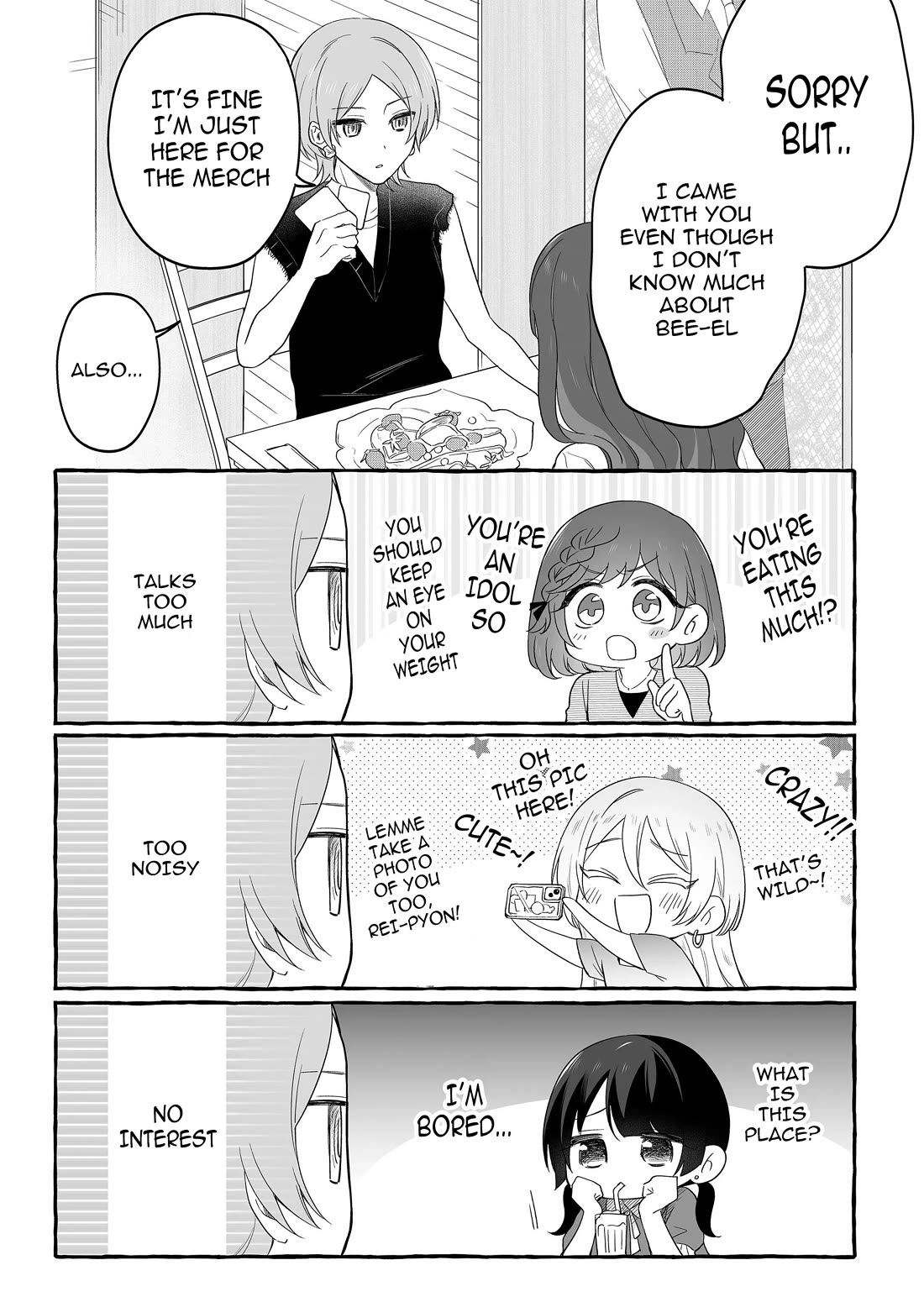 The Useless Idol and Her Only Fan in the World Chapter 28 page 5 - Chapter 28: Idols Off Duty pt.1