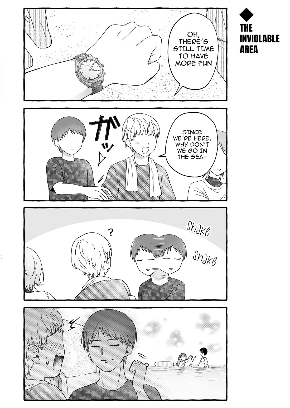 The Useless Idol and Her Only Fan in the World Chapter 36 page 12 - Chapter 36: Beach Stories 4-Koma