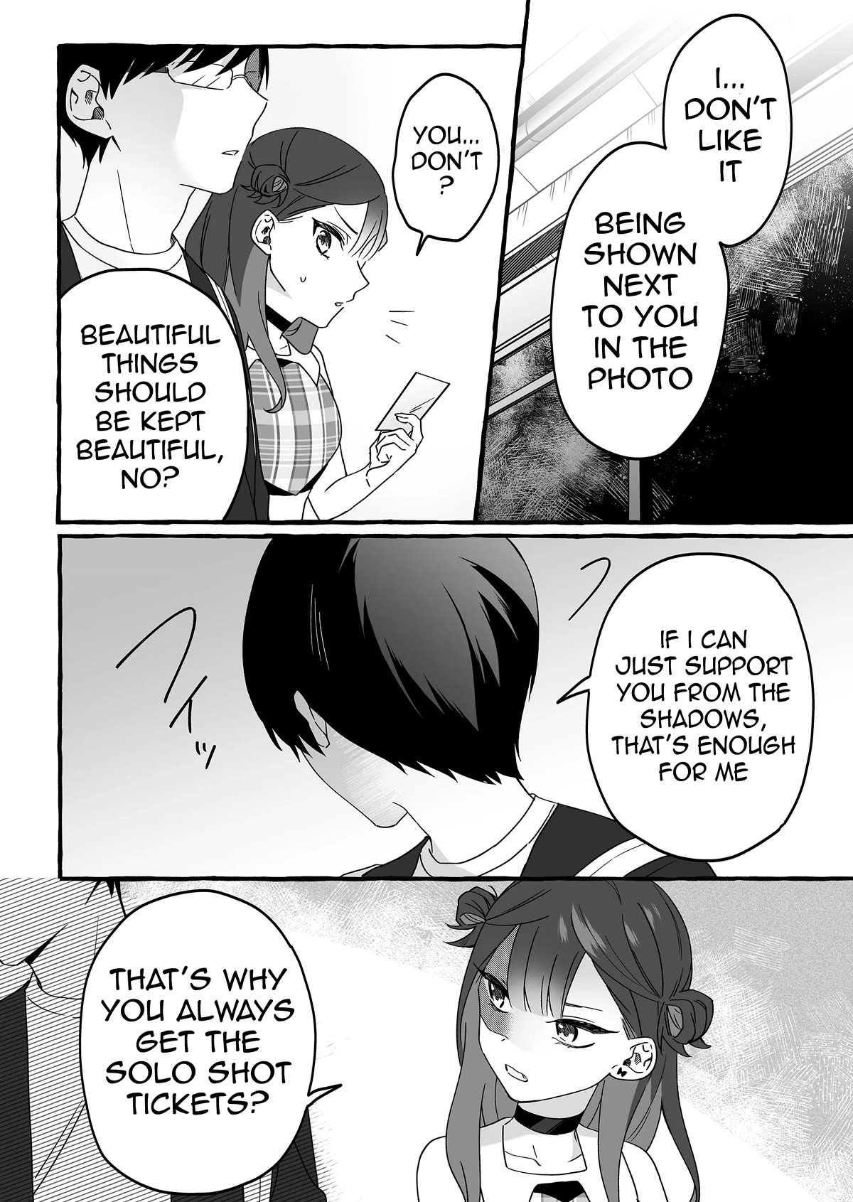 The Useless Idol and Her Only Fan in the World Chapter 4 page 13 - Chapter 4: Two-Shot