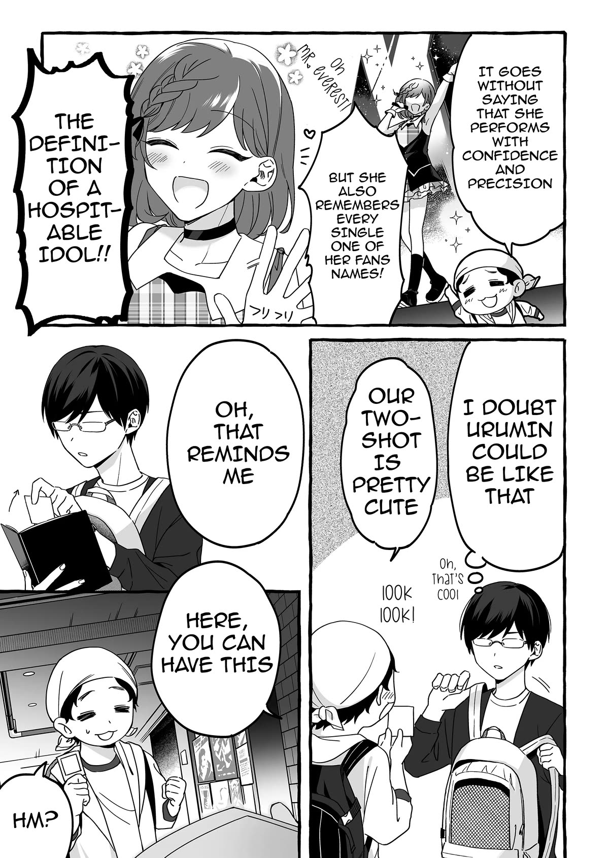 The Useless Idol and Her Only Fan in the World Chapter 4 page 3 - Chapter 4: Two-Shot