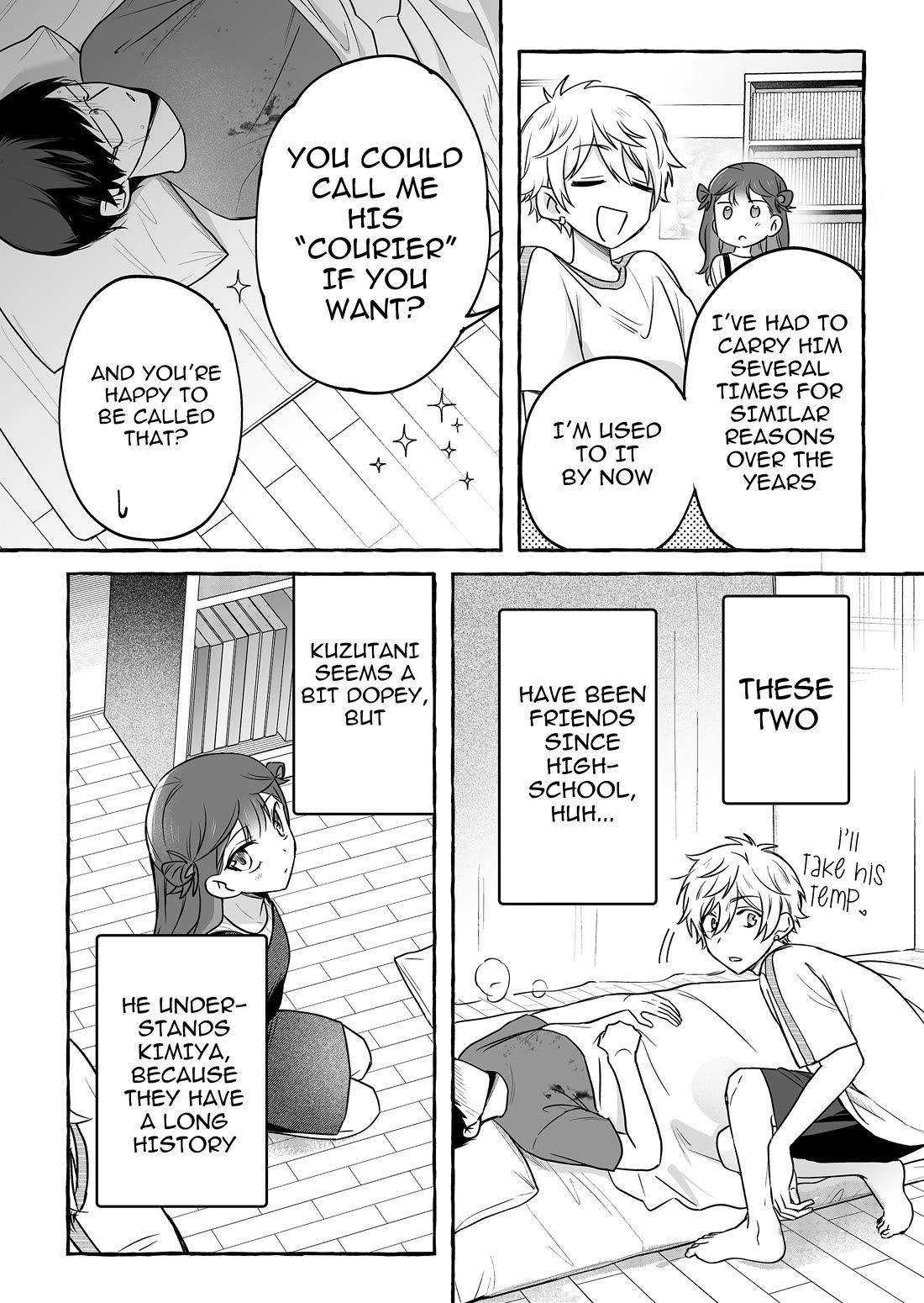 The Useless Idol and Her Only Fan in the World Chapter 43 page 14 - Chapter 43: Kimiya's Courier