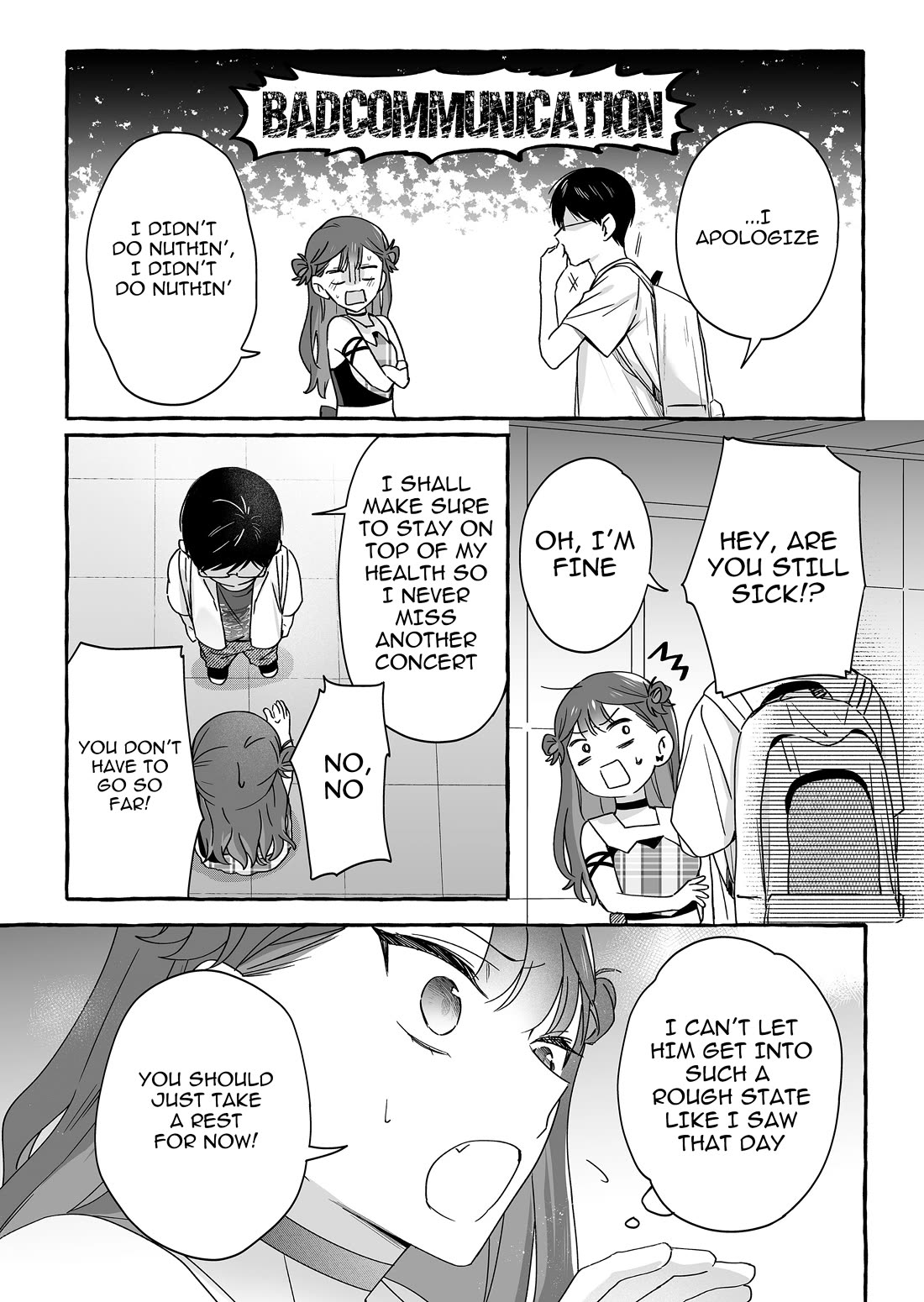 The Useless Idol and Her Only Fan in the World Chapter 46 page 14 - Chapter 46: Bad Communication