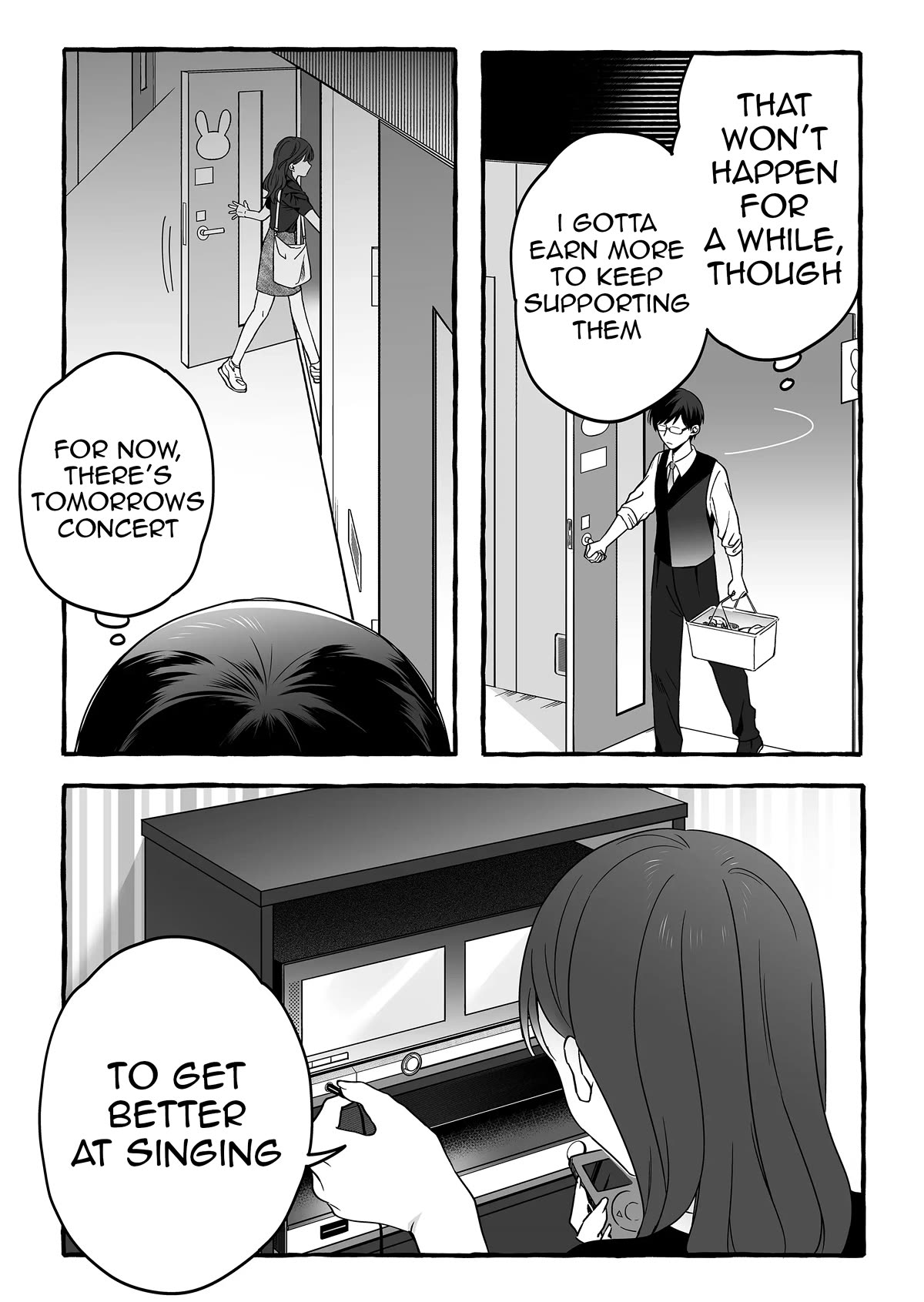 The Useless Idol and Her Only Fan in the World Chapter 7 page 11 - Chapter 7: Karaoke