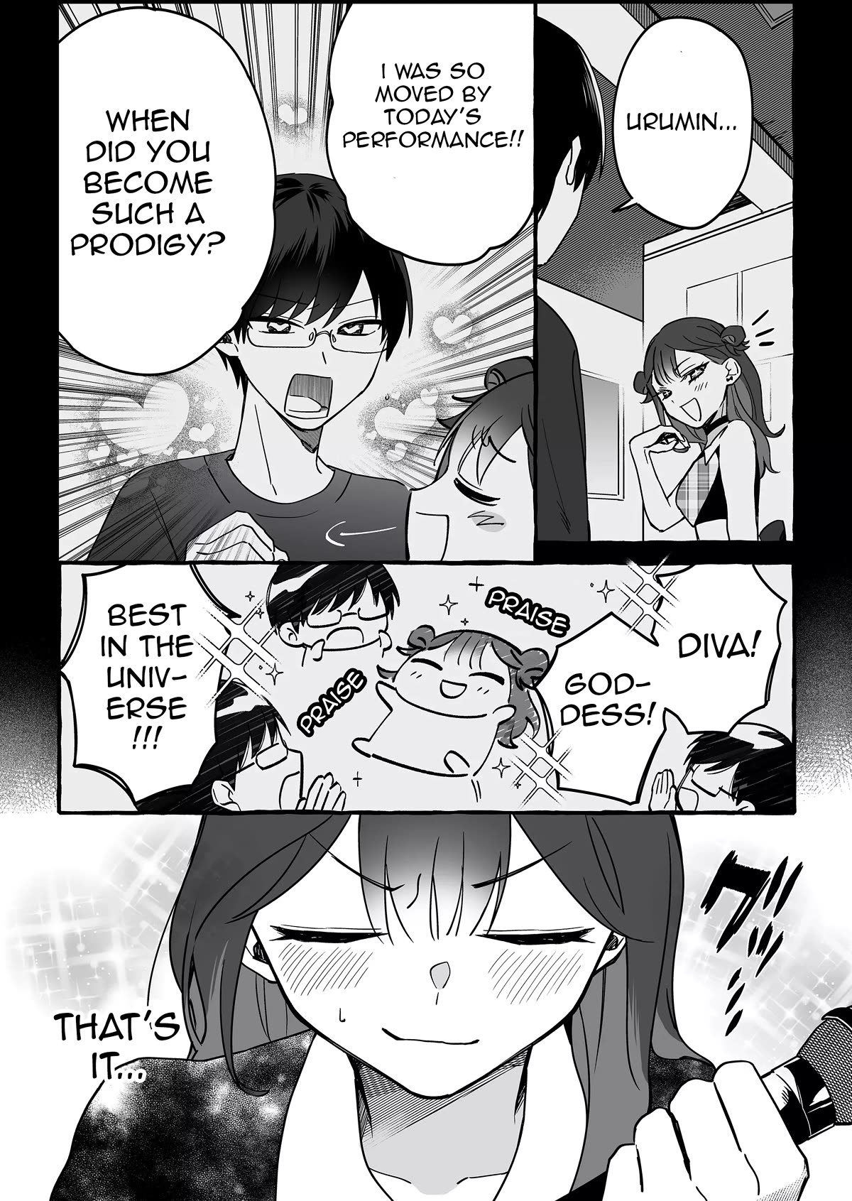 The Useless Idol and Her Only Fan in the World Chapter 7 page 13 - Chapter 7: Karaoke