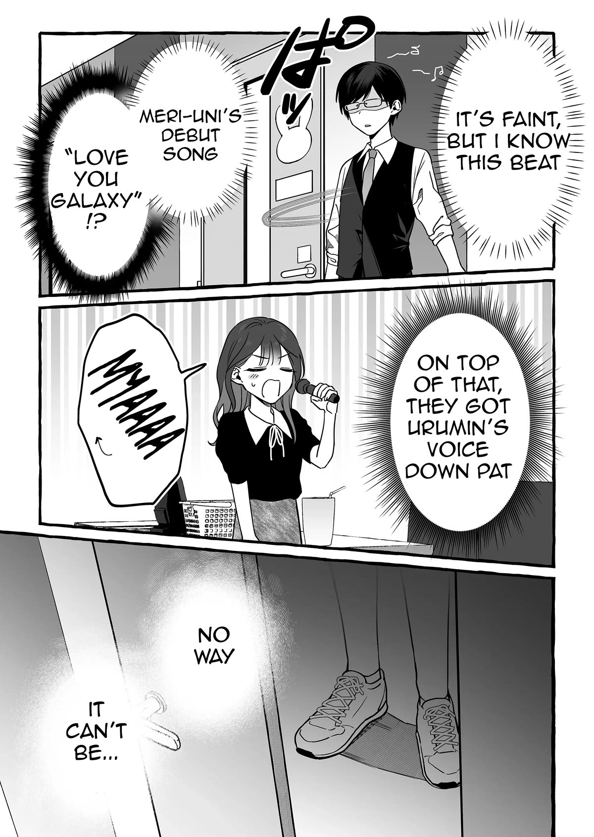 The Useless Idol and Her Only Fan in the World Chapter 7 page 15 - Chapter 7: Karaoke