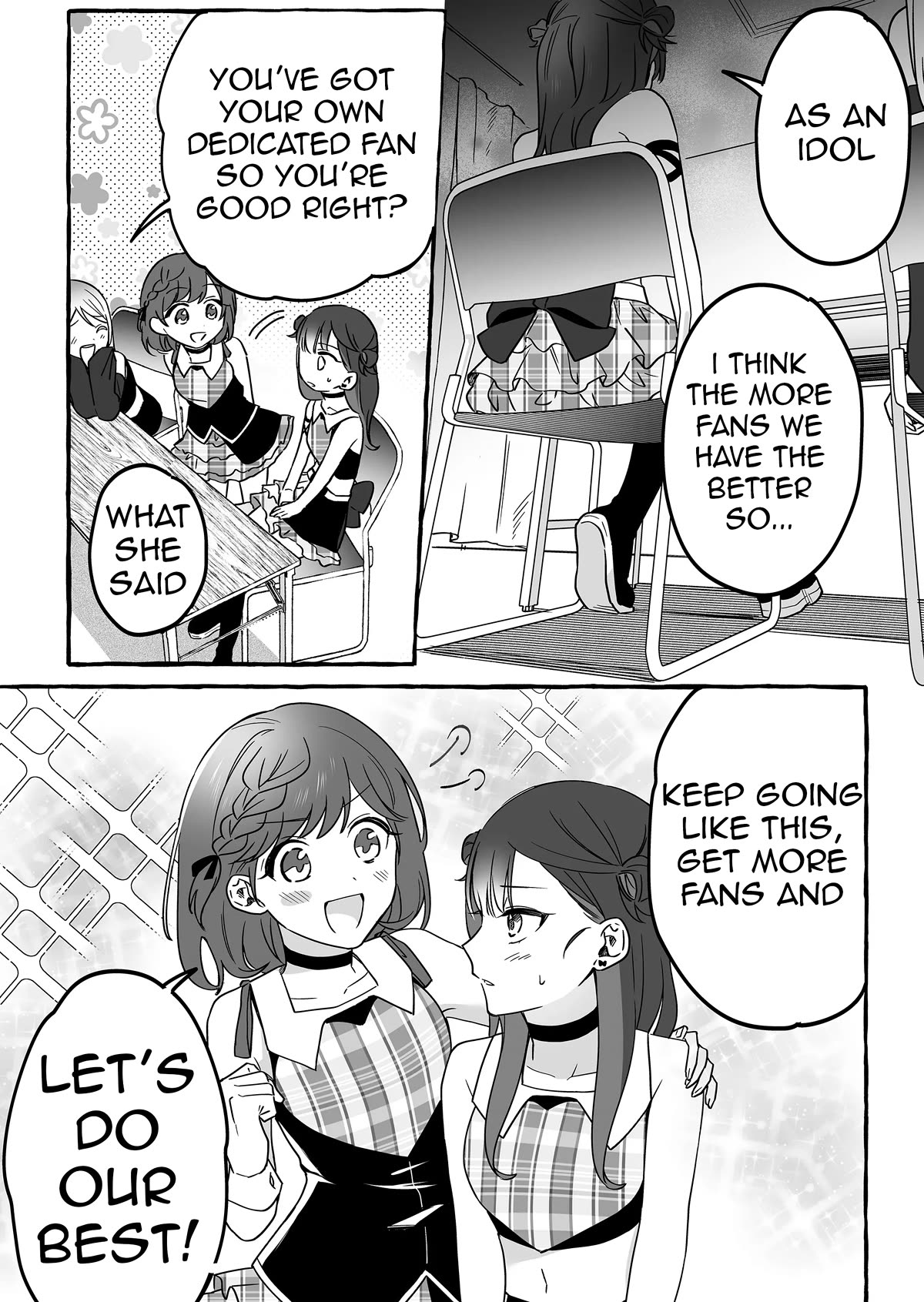 The Useless Idol and Her Only Fan in the World Chapter 8 page 10 - Chapter 8: Caution