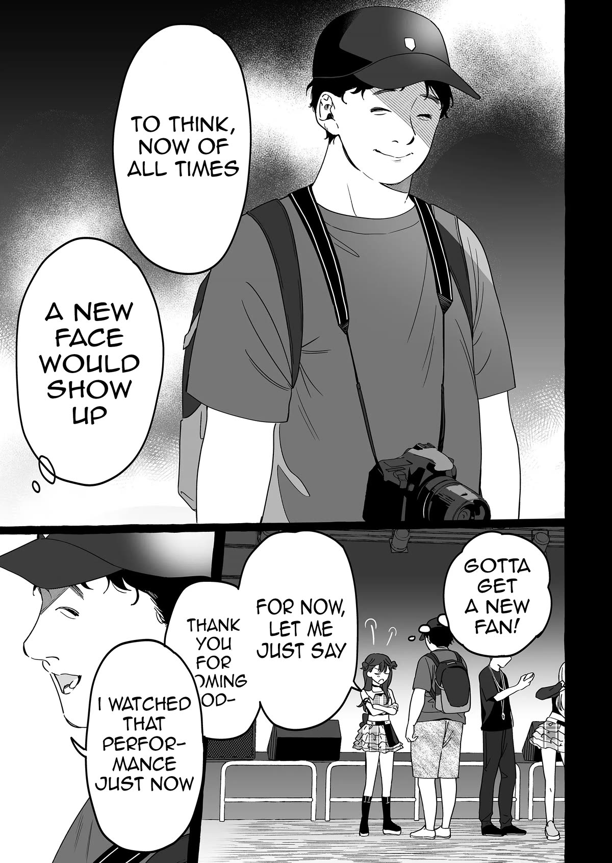 The Useless Idol and Her Only Fan in the World Chapter 9 page 9 - Chapter 9: That's The Guy