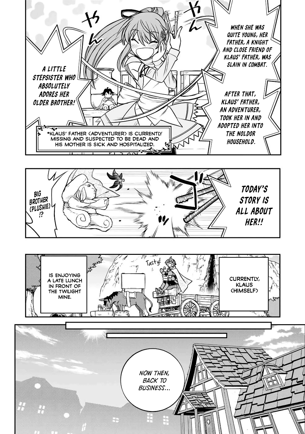 The Useless Skill [Auto Mode] Has Been Awakened ~Huh, Guild's Scout, Didn't You Say I Wasn't Needed Anymore?~ Chapter 12 page 4 - Chapter 12: Caretaker Liz