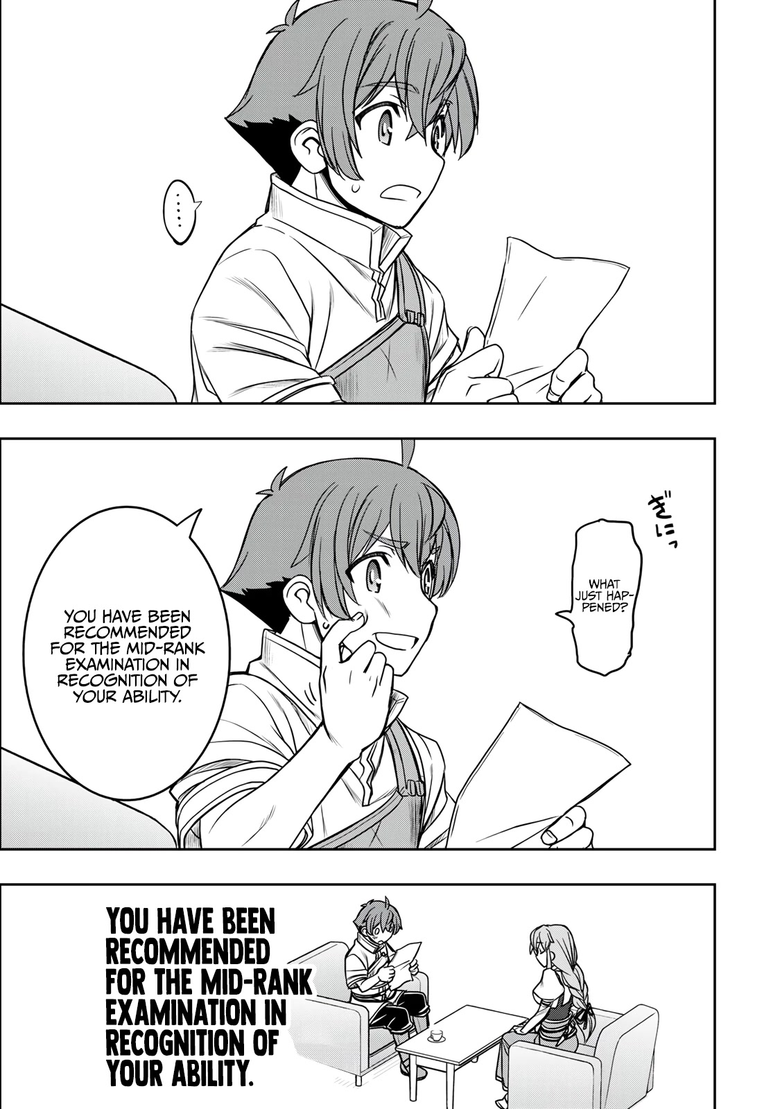 The Useless Skill [Auto Mode] Has Been Awakened ~Huh, Guild's Scout, Didn't You Say I Wasn't Needed Anymore?~ Chapter 14 page 6 - Chapter 14: The Mid-Rank Exam Day