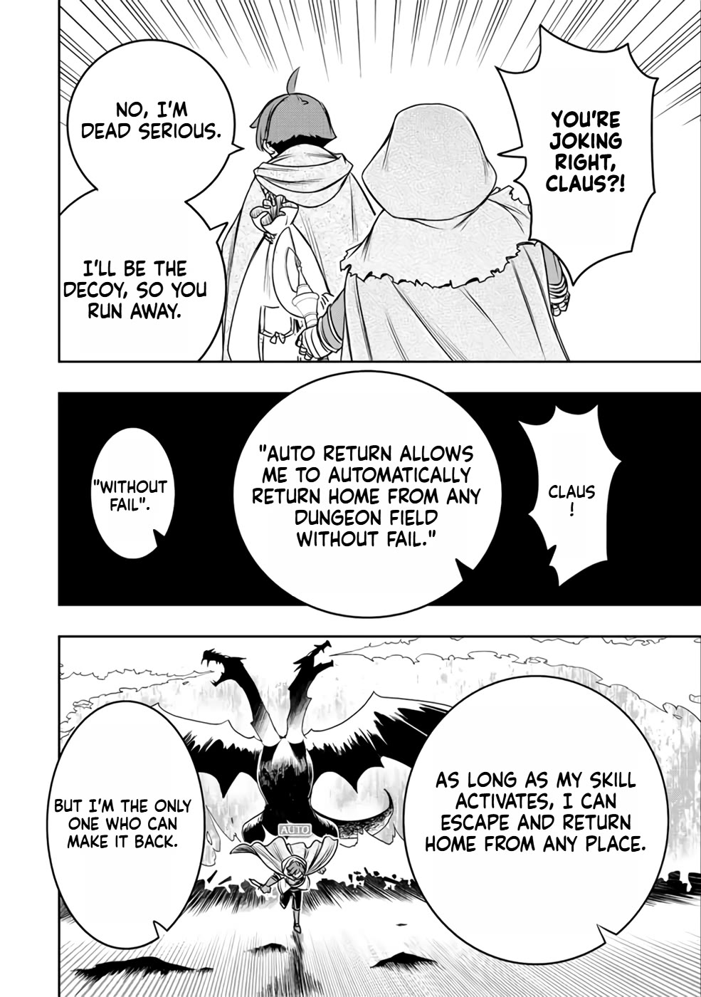 The Useless Skill [Auto Mode] Has Been Awakened ~Huh, Guild's Scout, Didn't You Say I Wasn't Needed Anymore?~ Chapter 22 page 23 - Chapter 22: Claus' Secret Plan