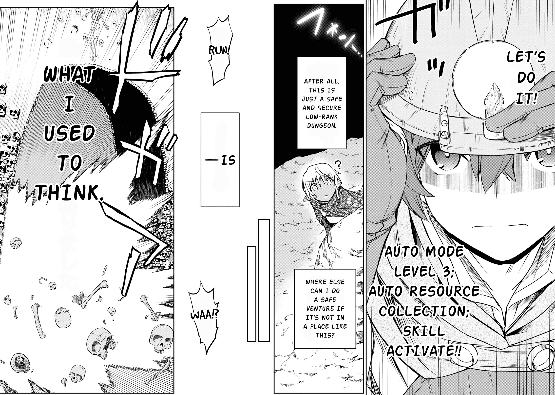 The Useless Skill [Auto Mode] Has Been Awakened ~Huh, Guild's Scout, Didn't You Say I Wasn't Needed Anymore?~ Chapter 3 page 22 - Chapter 3: The Twilight Mine