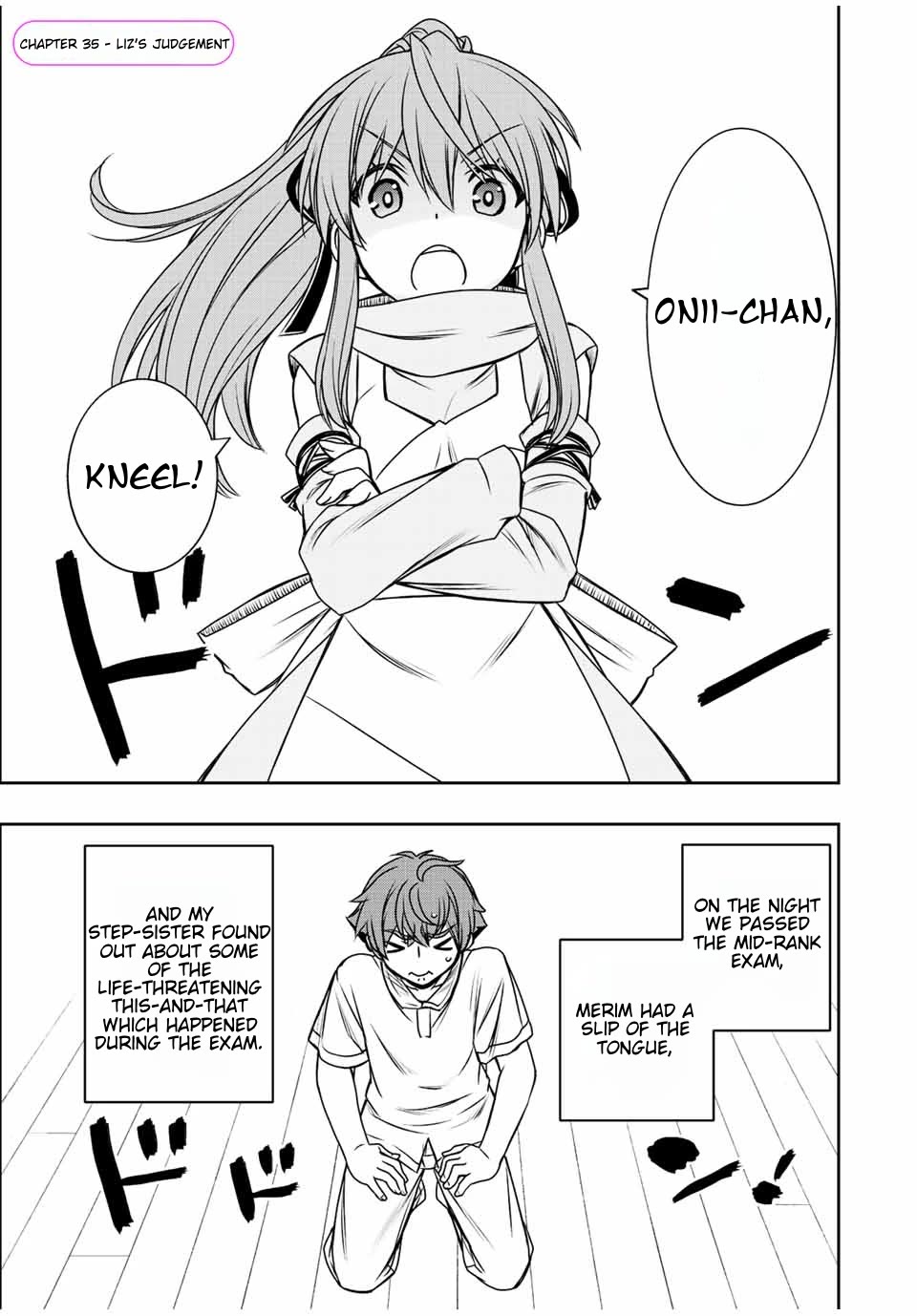 The Useless Skill [Auto Mode] Has Been Awakened ~Huh, Guild's Scout, Didn't You Say I Wasn't Needed Anymore?~ Chapter 35 page 1 - Chapter 35: Liz's Judgement
