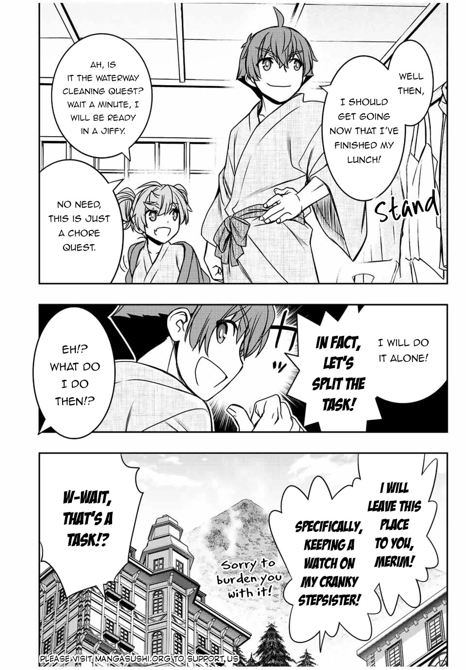 The Useless Skill [Auto Mode] Has Been Awakened ~Huh, Guild's Scout, Didn't You Say I Wasn't Needed Anymore?~ Chapter 36 page 11 - Chapter 36: At the Hot Spring Village