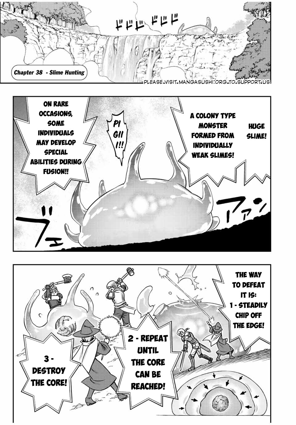 The Useless Skill [Auto Mode] Has Been Awakened ~Huh, Guild's Scout, Didn't You Say I Wasn't Needed Anymore?~ Chapter 38 page 2 - Chapter 38: Slime Hunting