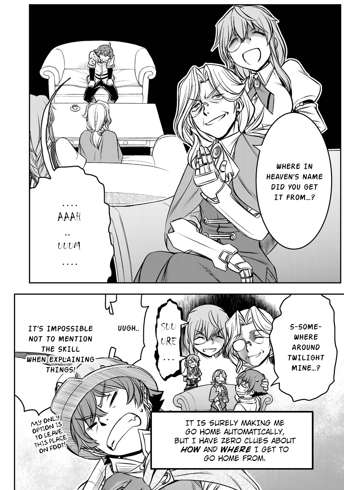 The Useless Skill [Auto Mode] Has Been Awakened ~Huh, Guild's Scout, Didn't You Say I Wasn't Needed Anymore?~ Chapter 4 page 7 - Chapter 4: Big Panic at The Catacombs
