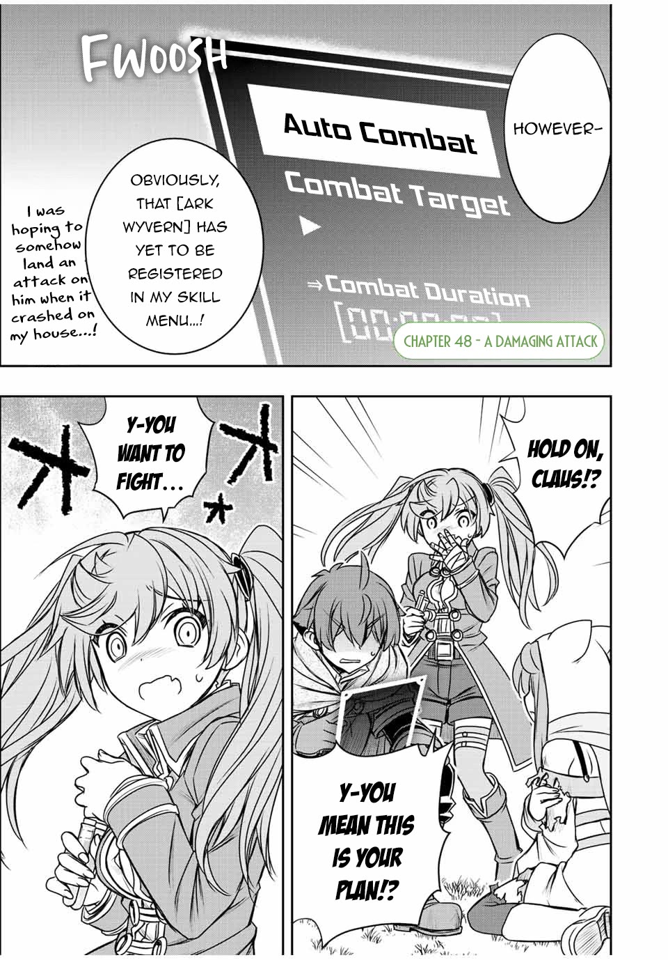 The Useless Skill [Auto Mode] Has Been Awakened ~Huh, Guild's Scout, Didn't You Say I Wasn't Needed Anymore?~ Chapter 48 page 2 - Chapter 48: A Damaging Attack