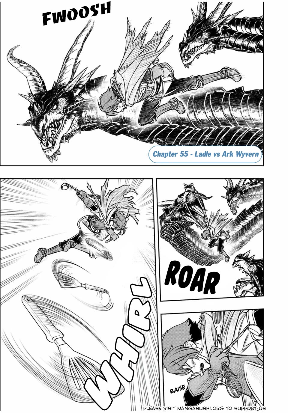 The Useless Skill [Auto Mode] Has Been Awakened ~Huh, Guild's Scout, Didn't You Say I Wasn't Needed Anymore?~ Chapter 55 page 2 - Chapter 55: Ladle vs Ark Wyvern