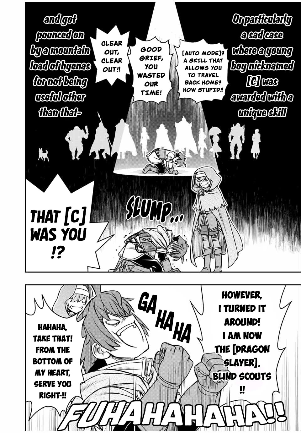 The Useless Skill [Auto Mode] Has Been Awakened ~Huh, Guild's Scout, Didn't You Say I Wasn't Needed Anymore?~ Chapter 60 page 12 - Chapter 60: The Tragedy of C