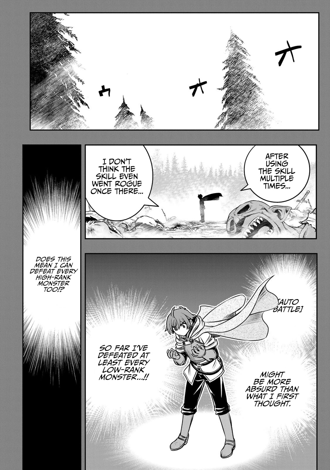 The Useless Skill [Auto Mode] Has Been Awakened ~Huh, Guild's Scout, Didn't You Say I Wasn't Needed Anymore?~ Chapter 8 page 17 - Chapter 8: Verifying The [Auto Mode]