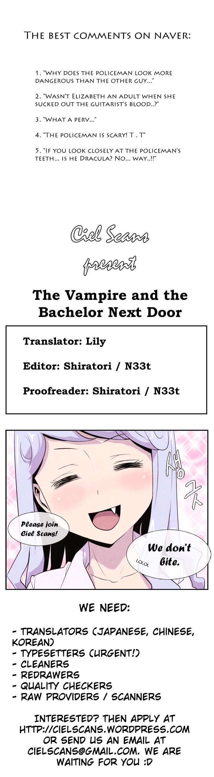 The Vampire and the Bachelor Next Door Chapter 1 page 17 - Chapter 1