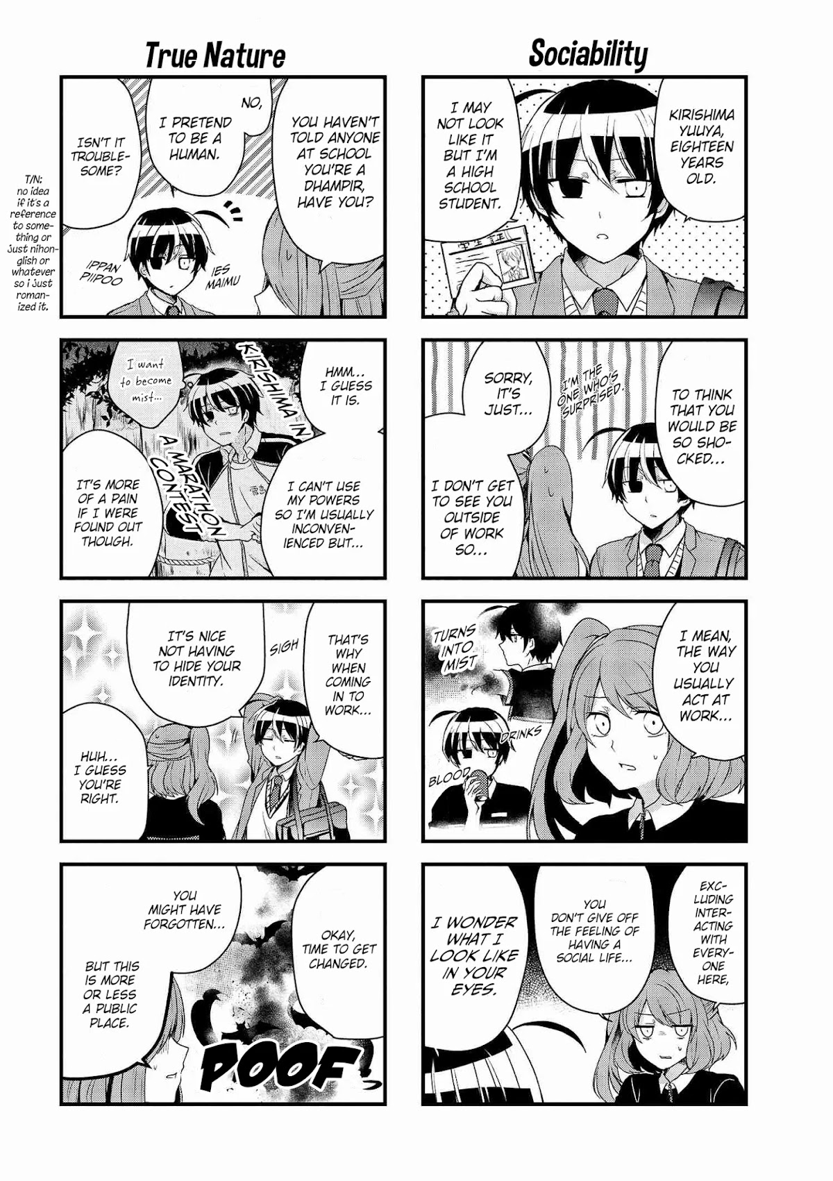 The Vampire Part-Timer Kirishima-kun Chapter 10.1 page 2 - Chapter 10.1