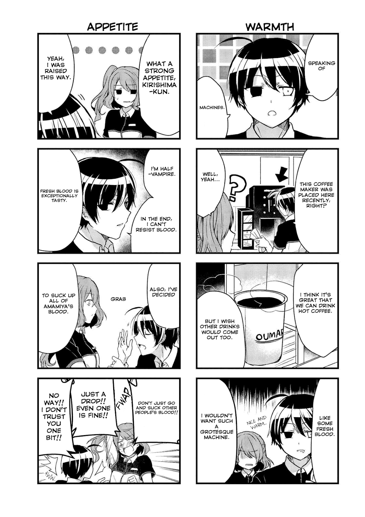 The Vampire Part-Timer Kirishima-kun Chapter 5.1 page 4 - Chapter 5.1