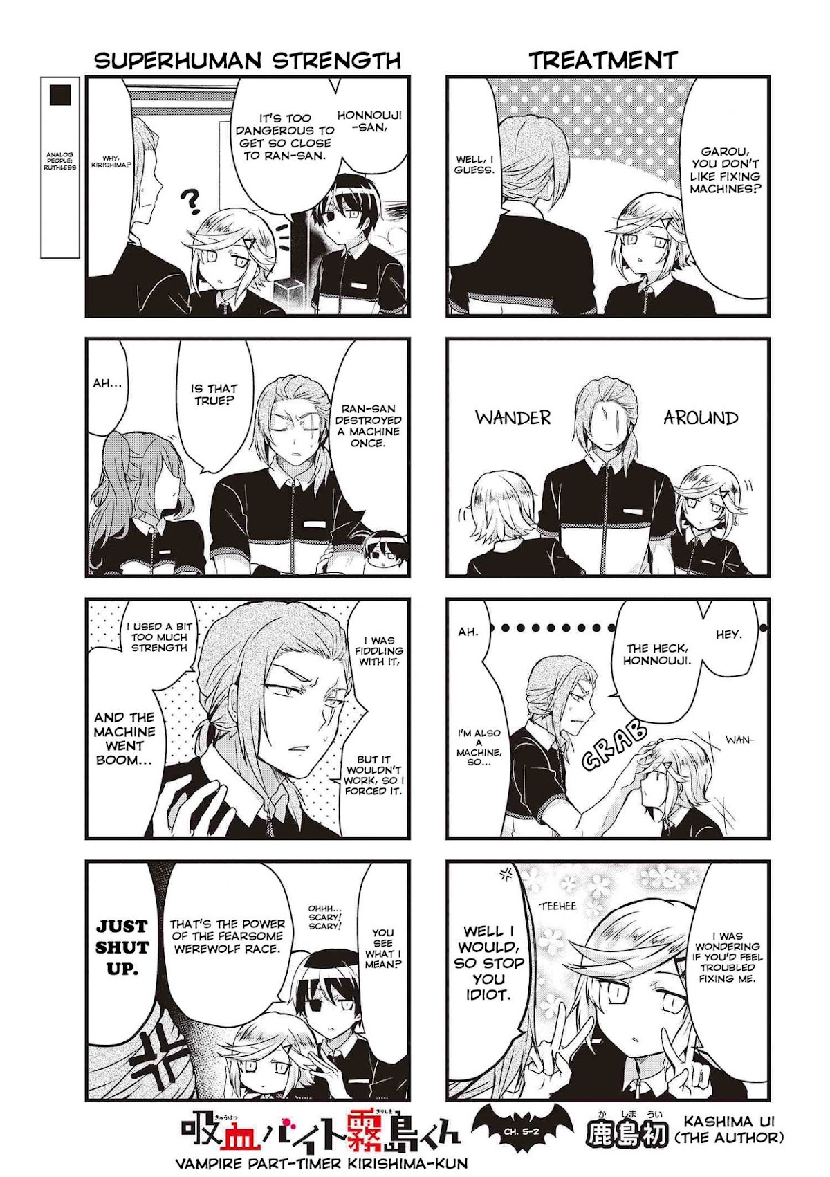 The Vampire Part-Timer Kirishima-kun Chapter 5.2 page 2 - Chapter 5.2