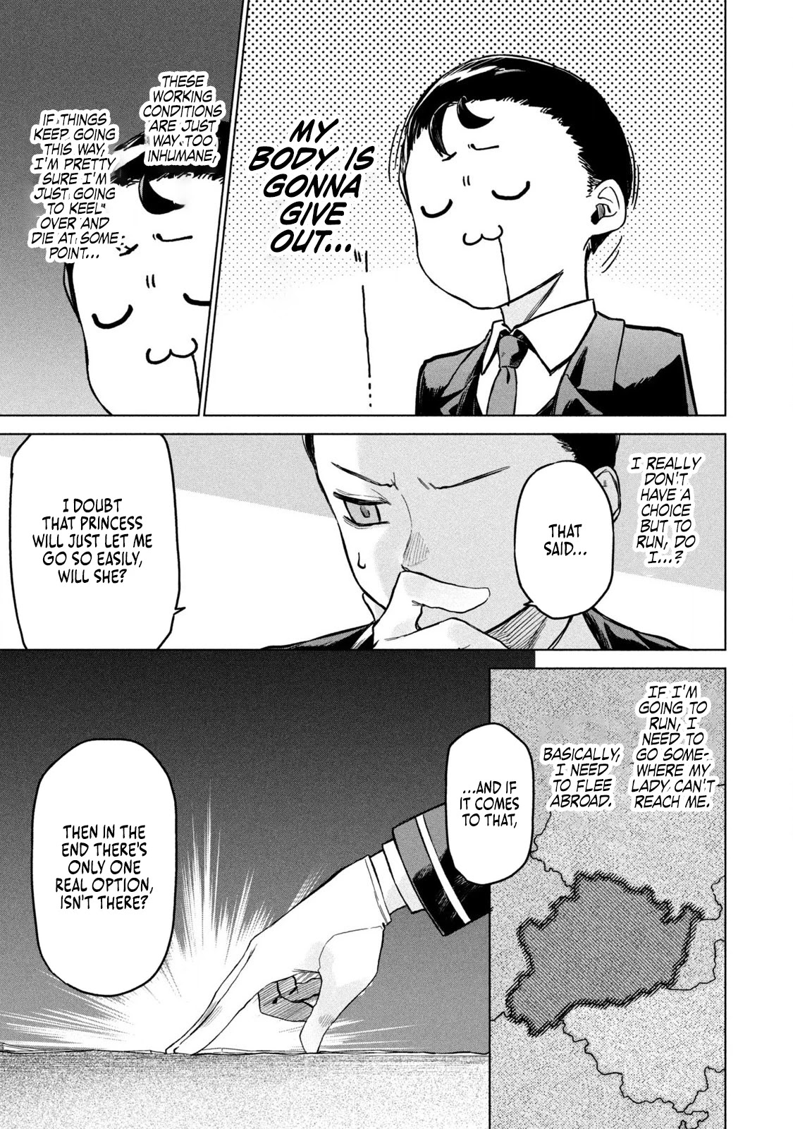 The Versatile Butler Who Served a Selfish Princess Will Become a Peerless Upstart Soldier in the Neighbouring Empire Chapter 1 page 12 - Chapter 1: To the Empire