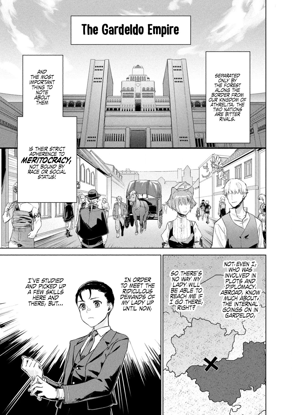 The Versatile Butler Who Served a Selfish Princess Will Become a Peerless Upstart Soldier in the Neighbouring Empire Chapter 1 page 13 - Chapter 1: To the Empire