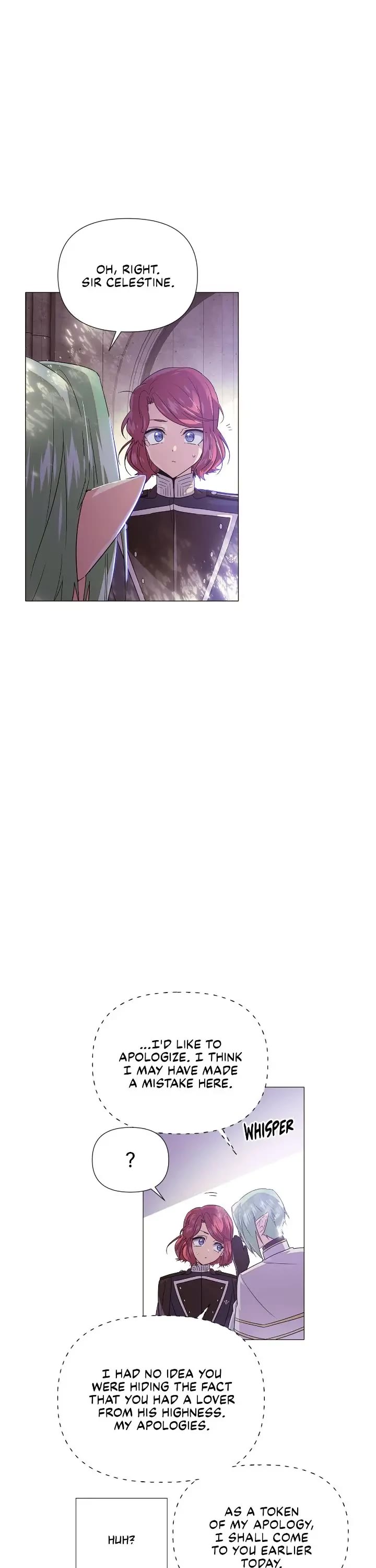 The Villain Discovered My Identity Chapter 114 page 18 - Chapter 114