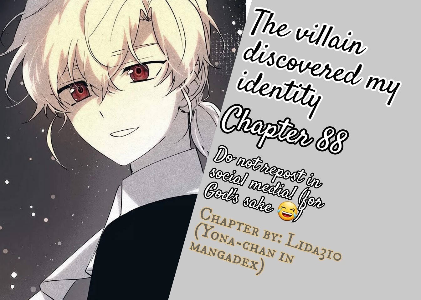The Villain Discovered My Identity Chapter 88 page 1 - Chapter 88