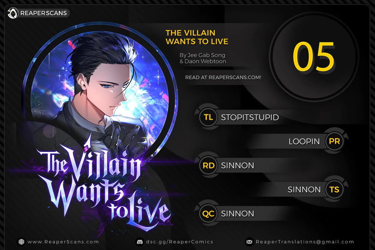 The Villain Wants to Live Chapter 5 page 1 - Chapter 5