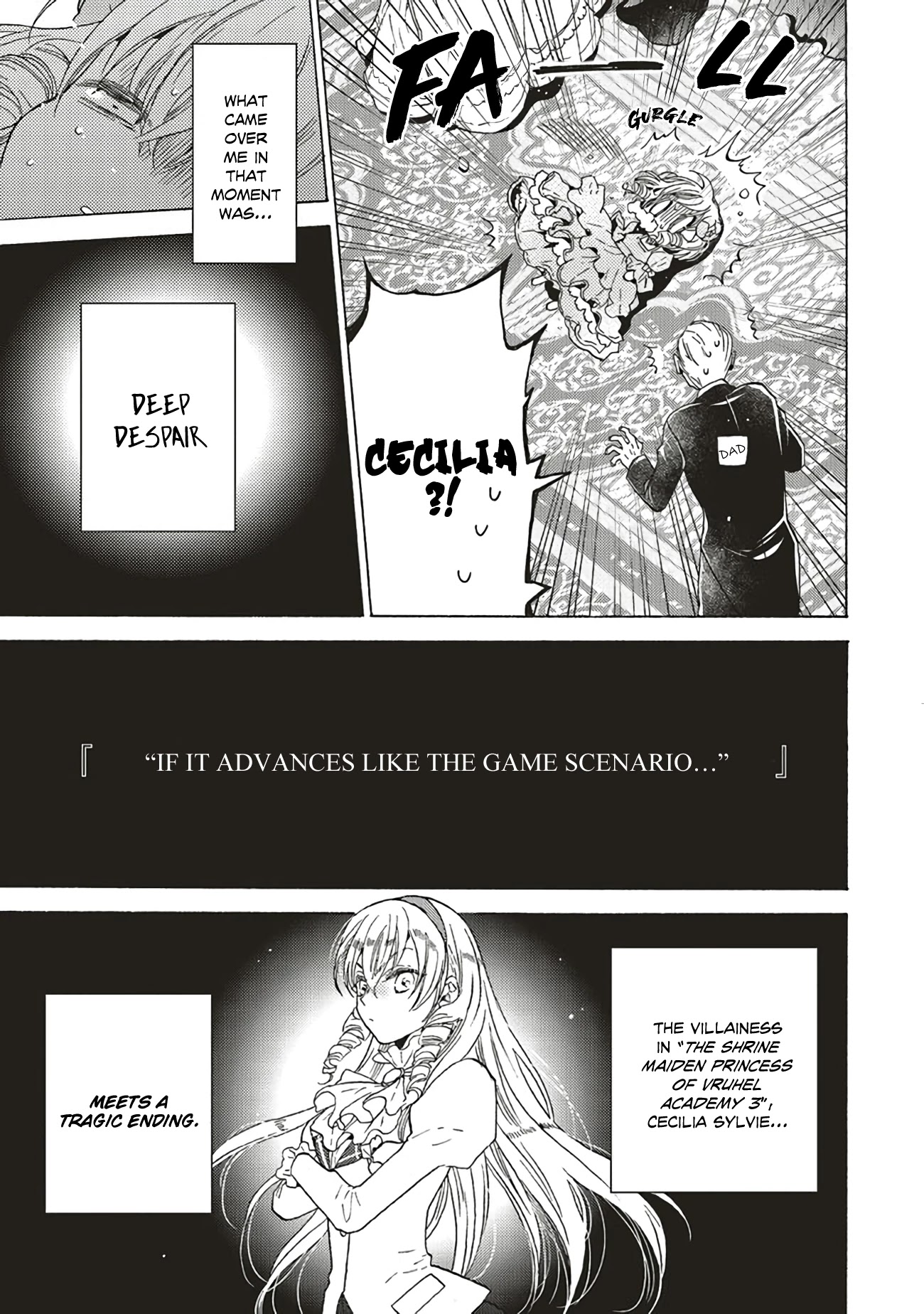 The Villainess, Cecilia Silvie, Doesn't Want to Die, so She Decided to Cross-dress! Chapter 1.1 page 10 - Chapter 1.1: Chap 1.1 (Full)