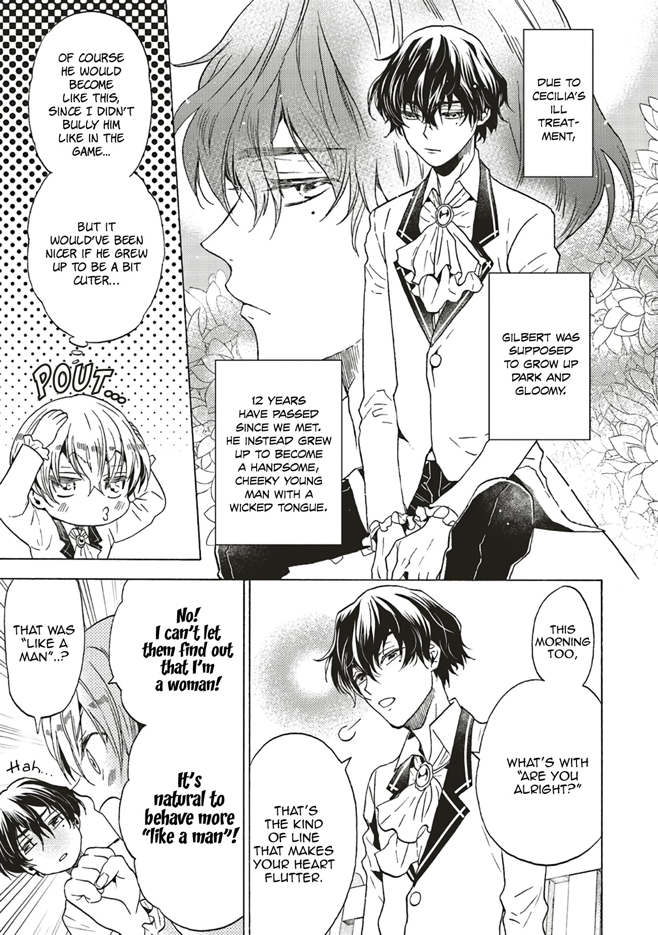 The Villainess, Cecilia Silvie, Doesn't Want to Die, so She Decided to Cross-dress! Chapter 1.1 page 16 - Chapter 1.1: Chap 1.1 (Full)