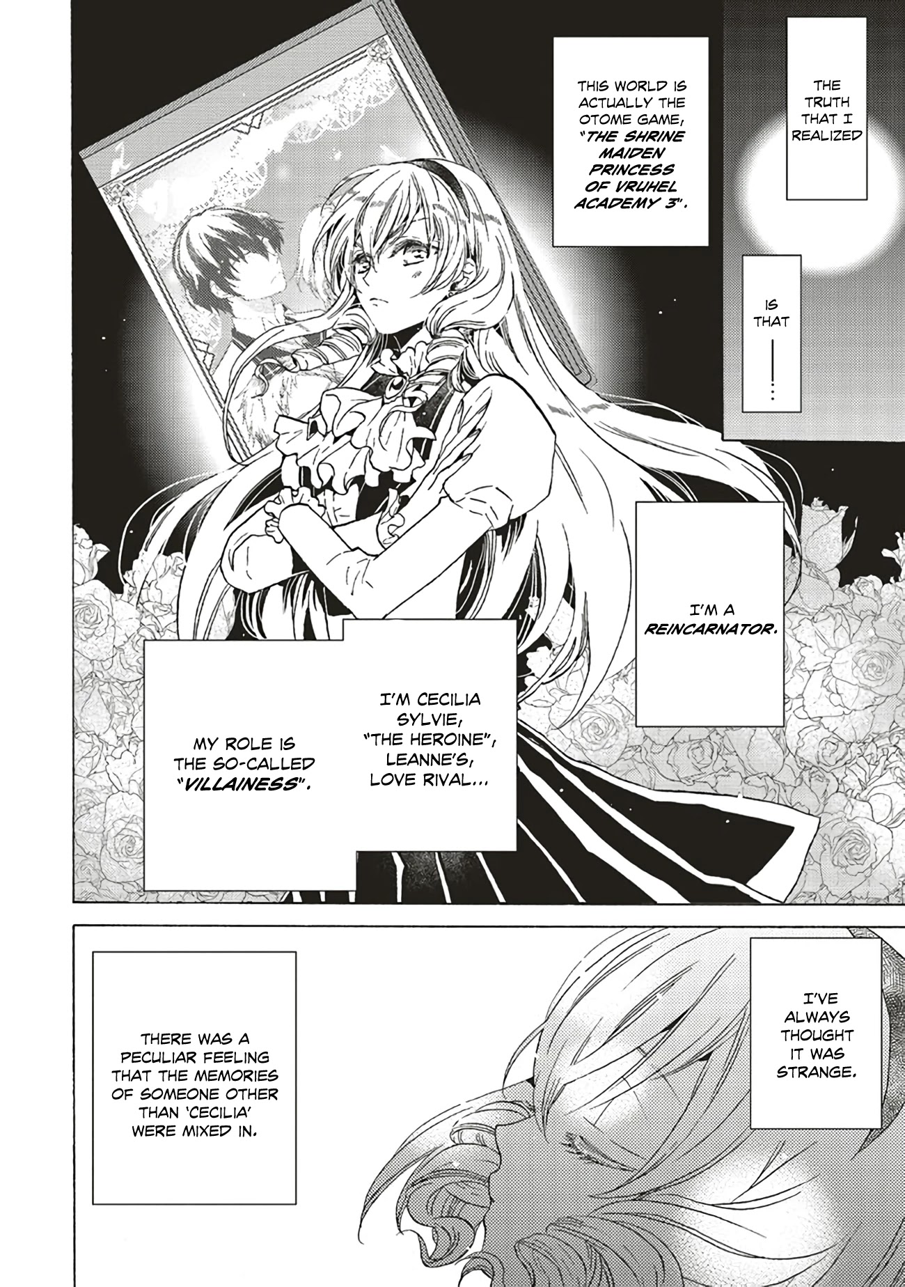 The Villainess, Cecilia Silvie, Doesn't Want to Die, so She Decided to Cross-dress! Chapter 1.1 page 5 - Chapter 1.1: Chap 1.1 (Full)