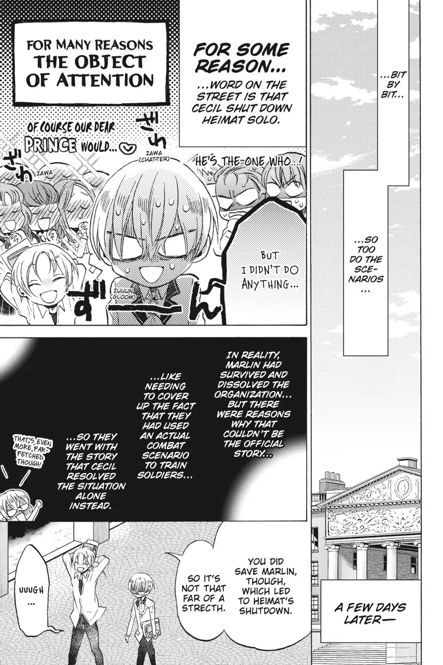 The Villainess, Cecilia Silvie, Doesn't Want to Die, so She Decided to Cross-dress! Chapter 11 page 36 - Chapter 11