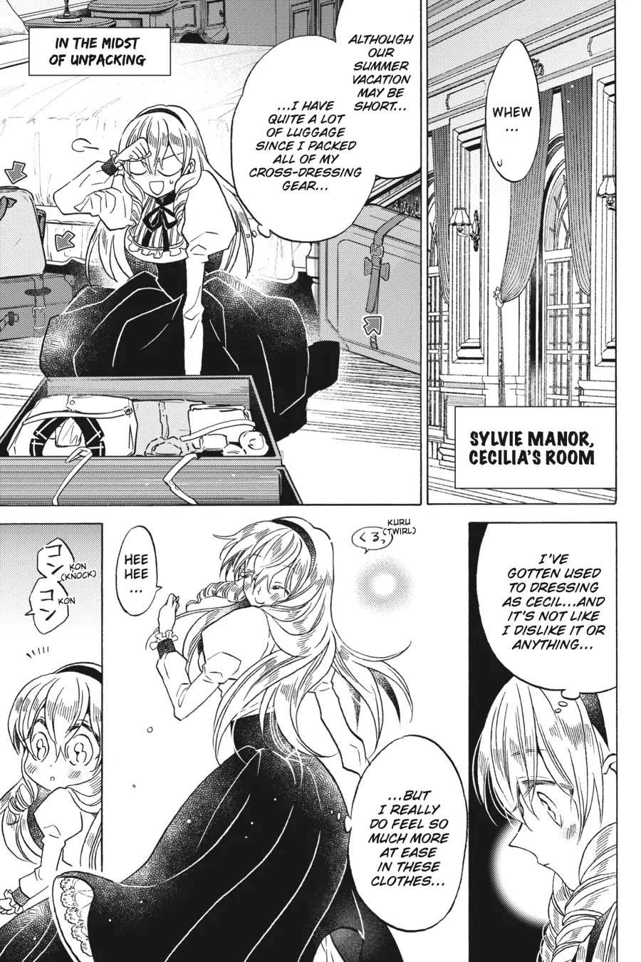 The Villainess, Cecilia Silvie, Doesn't Want to Die, so She Decided to Cross-dress! Chapter 14 page 3 - Chapter 14