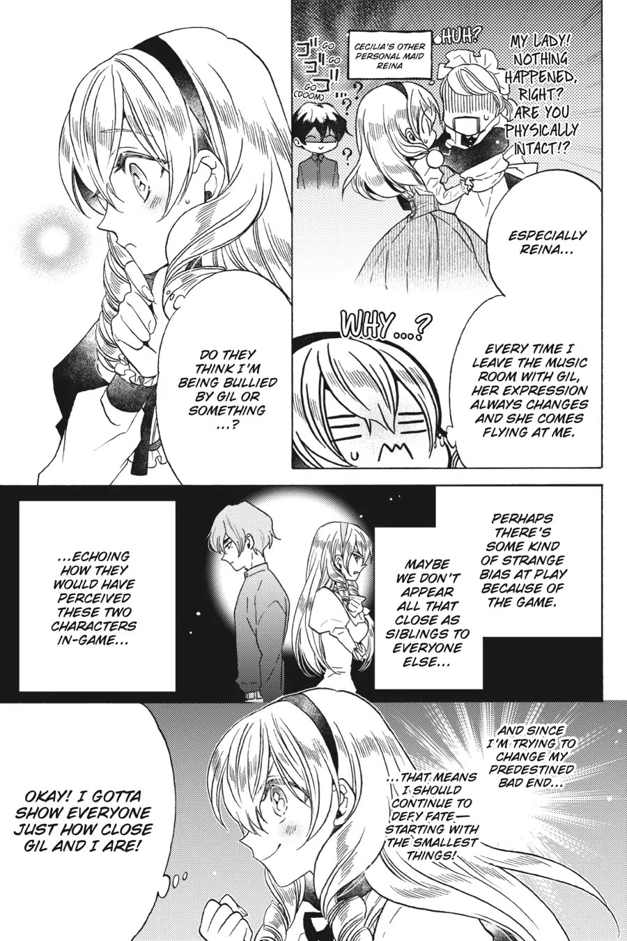 The Villainess, Cecilia Silvie, Doesn't Want to Die, so She Decided to Cross-dress! Chapter 14 page 5 - Chapter 14